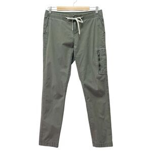 Vuori Ripstop Jogger Pants Green Size Medium Organic Cotton Stretch Drawstring